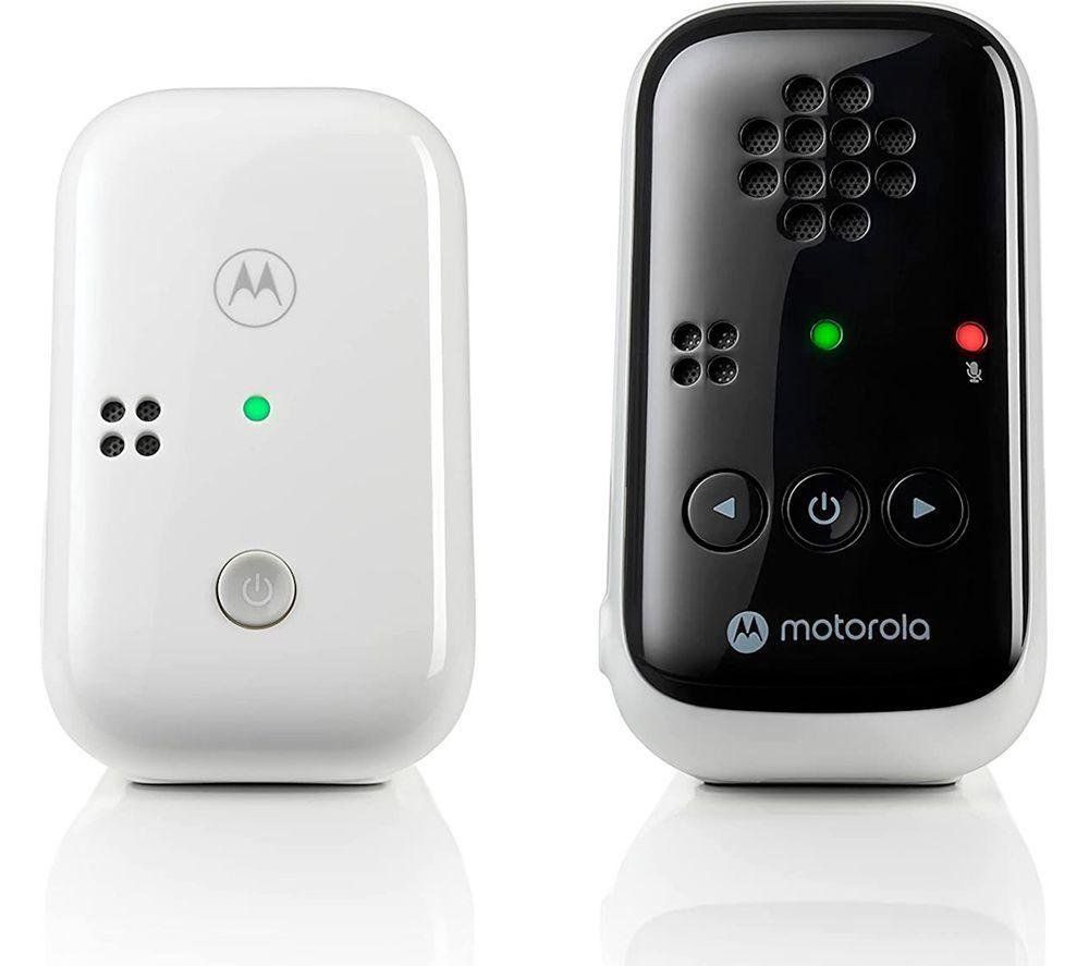 MOTOROLA PIP10 Audio Baby Monitor - White & Black - Image 1