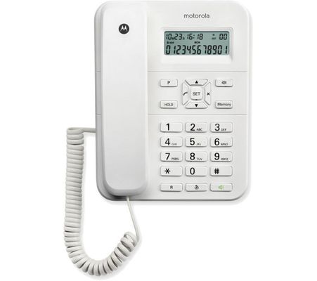 MOTOROLA CT202 Corded Phone - White, White