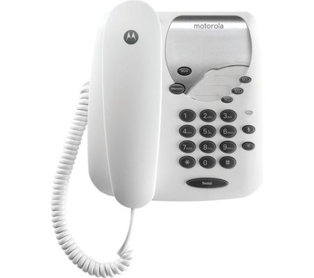 MOTOROLA CT1 Corded Phone - White, White