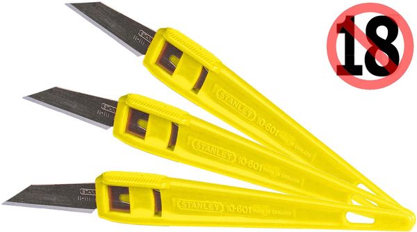 Stanley Disposable Craft Knife 140mm