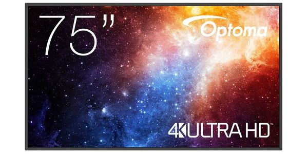 Optoma N3751K Digital signage flat panel 190.5 cm (75") LED Wi-Fi 450 cd/m 4K Ultra HD Black Android 11 24/7