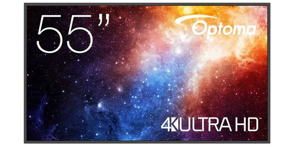Optoma N3551K Digital signage flat panel 139.7 cm (55") LED Wi-Fi 450 cd/m 4K Ultra HD Black Android 11 24/7