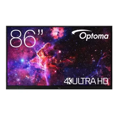 Optoma H1F0H08BW101 interactive whiteboard 2.18 m (86") 3840 x 2160 pixels Touchscreen Black USB