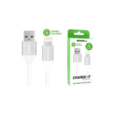 AdvancedAccessories CHARGE-IT Premium 1 Metre USB-A to Lightning Cable