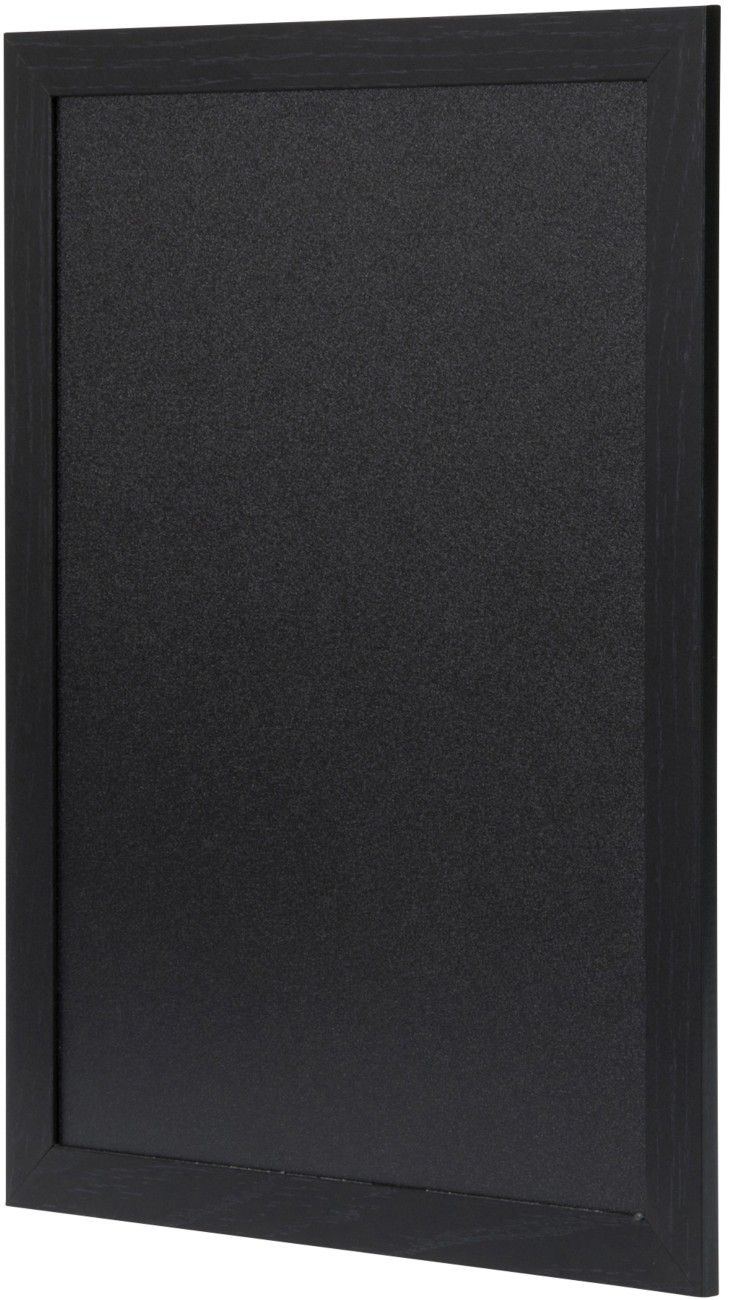 Deflecto Wall Mounted Chalkboard 300x400mm Black WCB-30-40-BLK - Image 1