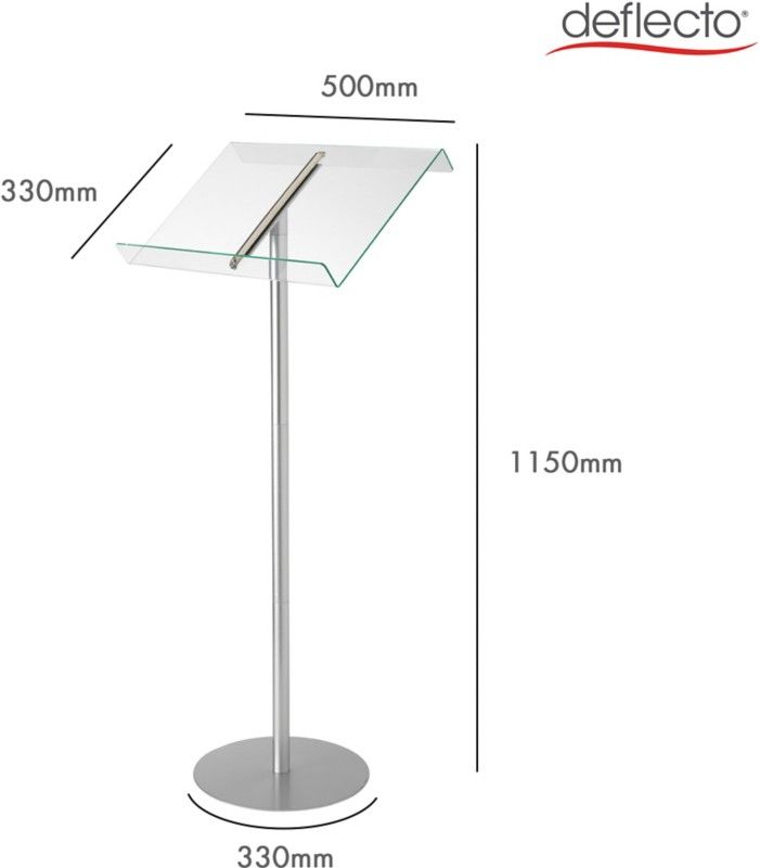 Deflecto LECTERN TRANSPARENT 79166 - Image 1