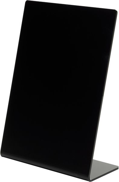 Deflecto A5 Portrait Slanted Countertop Chalkboard Black - SSPA514-2