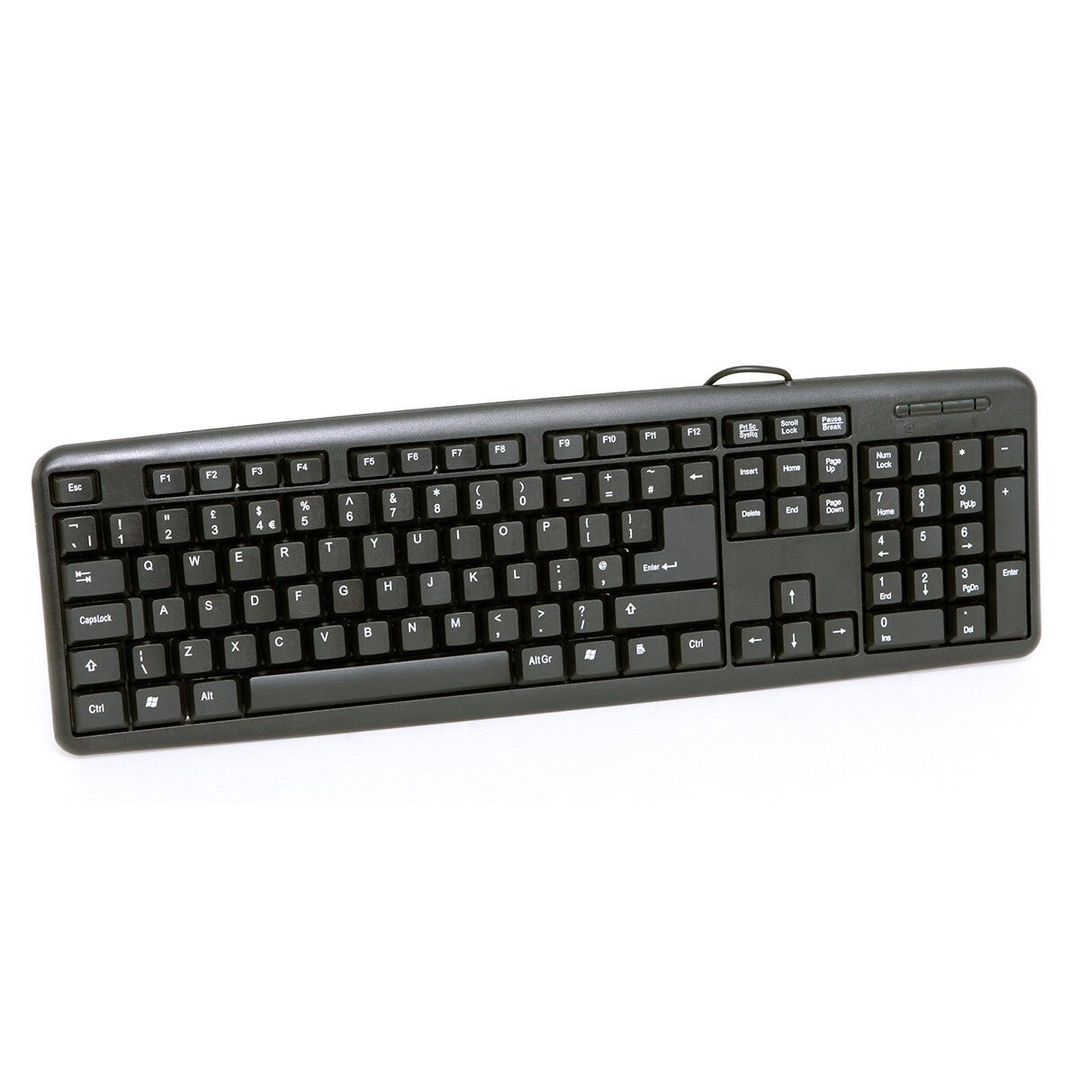 CiT KBMS-001 keyboard Mouse included Office USB Black - Image 1