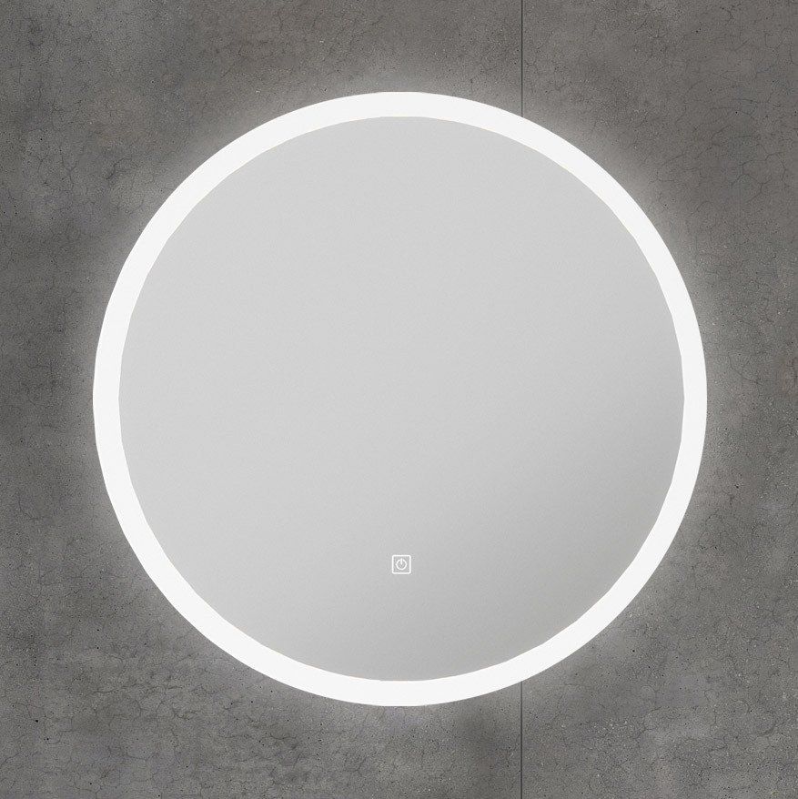 nxt gen Oregon LED 600mm Round Illuminated Bathroom Mirror with Demist Pad - Image 1