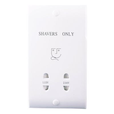 nxt gen Shaver Socket Montana Dual Voltage in White
