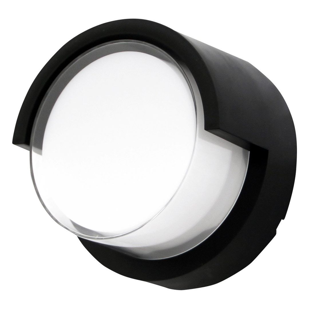 nxt gen Eugene LED Round Bulkhead 15W All-Weather Outdoor Wall Light Tri-Colour CCT - Image 1