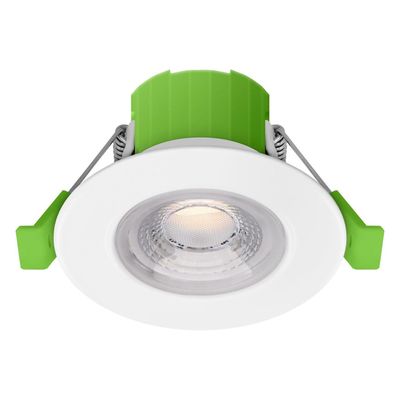 nxt gen LED Downlight 6W CCT Dim Tri-Colour CCT Prismatic White Fire Rated NovaLite Recessed Spotlight 60° Lights
