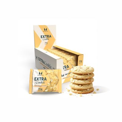 Extra Protein Cookie - 12 x 75g - White Chocolate Almond