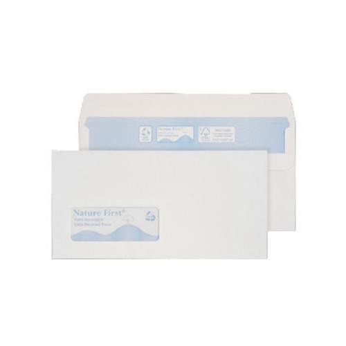 Blake Wallet Self Seal Low Window White DL 110220 90gsm (Pk 1000) - Image 1