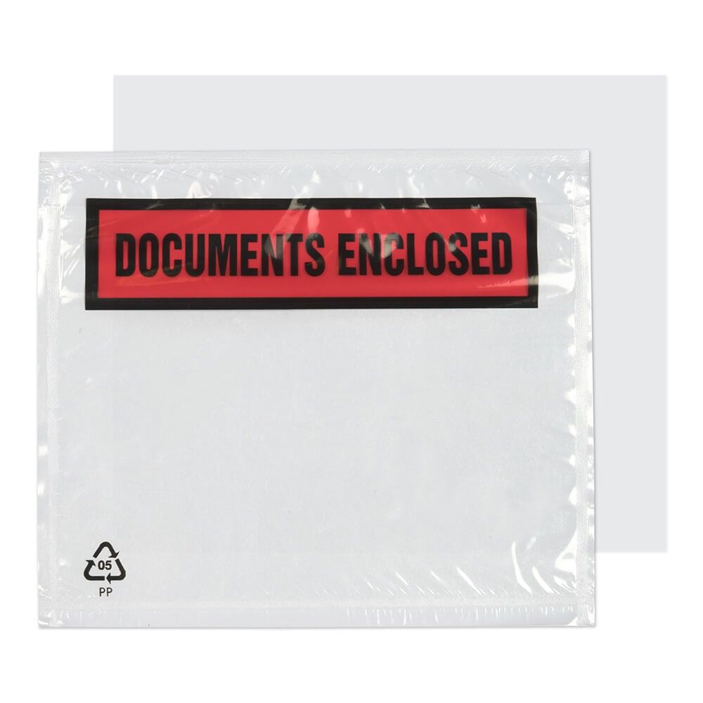 Blake Purely Packaging Printed Document Enclosed Wallet A7 123x111mm (Pack 1000) - Image 1