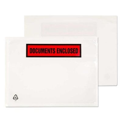 Blake Purely Packaging A6 168x126mm Printed Document Enclosed Wallet (Pack 1000) - Thumbnail 2