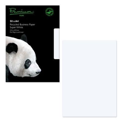 Blake Premium Pure Paper Super White Wove A4 297x210mm 120gsm (Pack 50