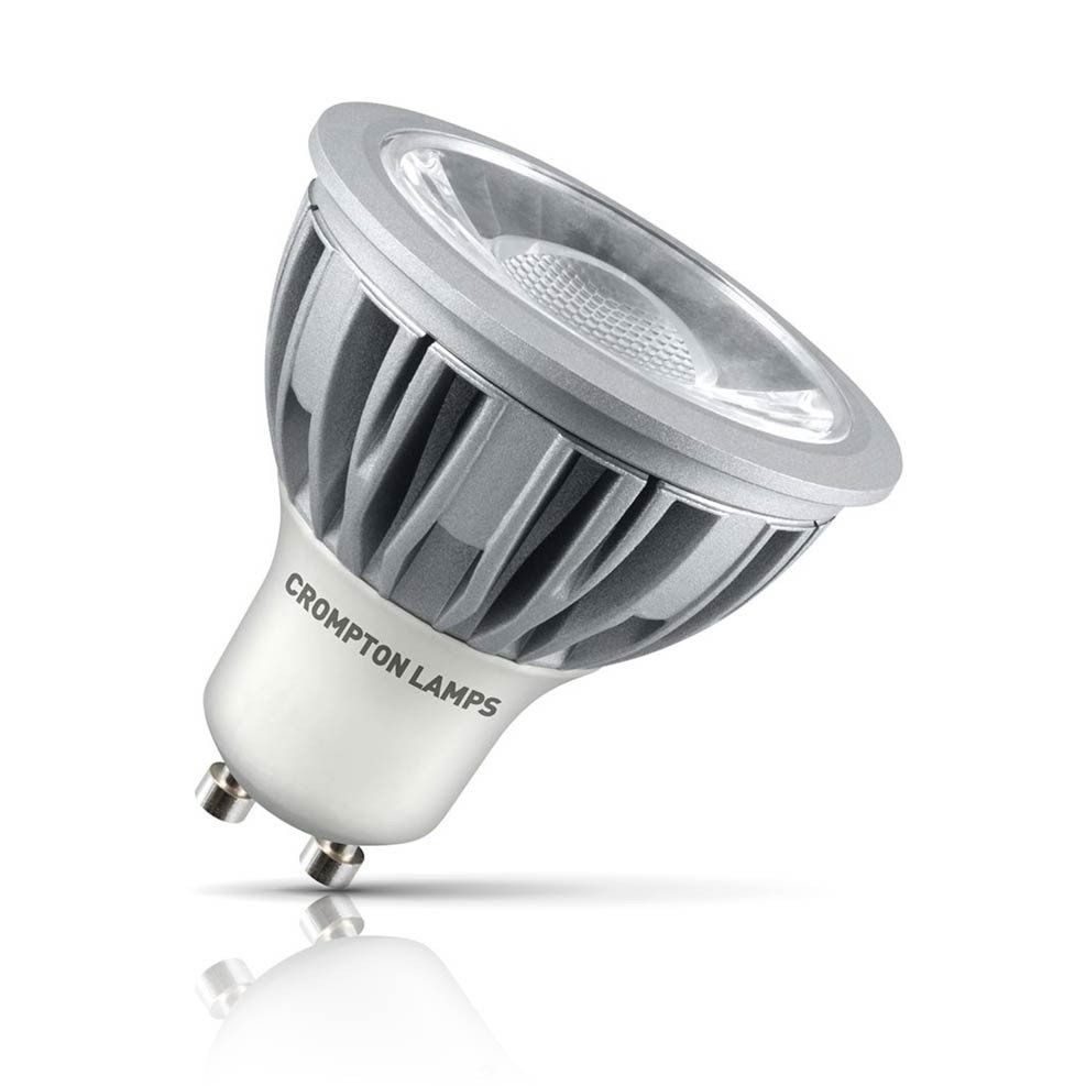 Crompton LED GU10 Spotlight Light Bulb 5W Dim Daylight 6000K Halogen Replacement High Performance - Image 1