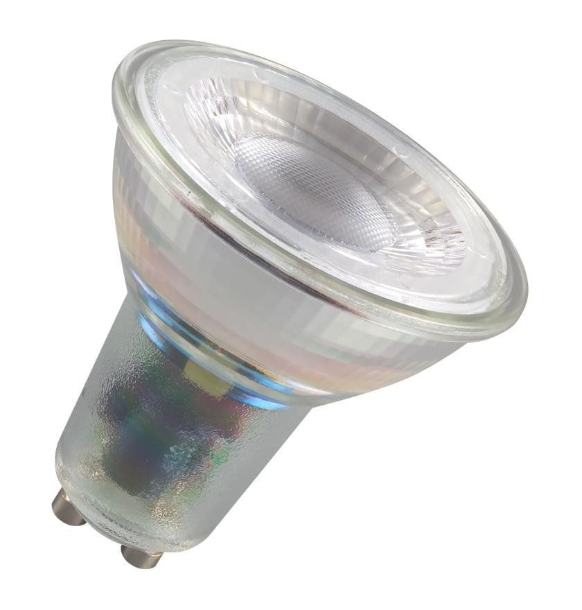 Crompton GU10 Spotlight LED Light Bulb 4W Dimmable 2700K Warm White Full Glass 50W Eqv Halogen Replacement - Image 1