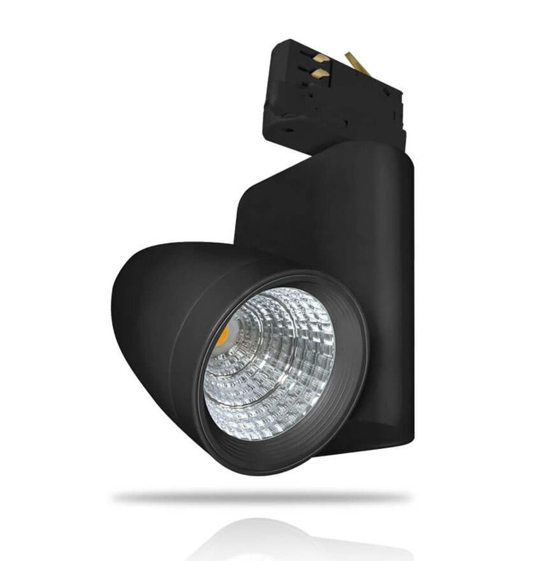 Phoebe LED Track Light 12W Ares Cool White 30° Black - Image 1