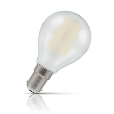 Crompton Lamps LED Golfball 5W B15 Dimmable Filament Warm White Pearl (40W Eqv)