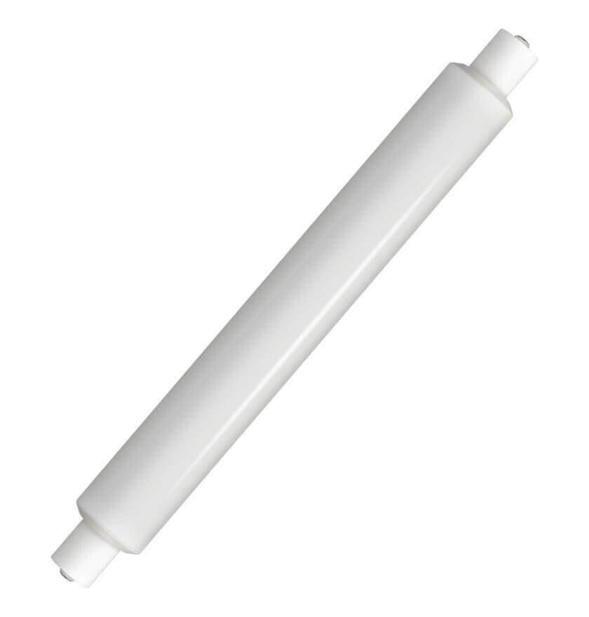 Crompton DET Tubular LED 221mm Light Bulb 3.5W (30W Eqv) Cool White Opal Double-Ended Striplight Mirror-Light Picture-light - Image 1