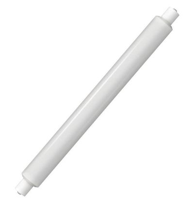 Crompton DET Tubular LED 284mm Light Bulb 6W (40W Eqv) Cool White Opal Double-Ended Striplight Mirror-Light Picture-light