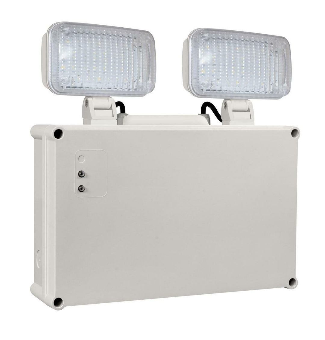 Phoebe LED Emergency Twin Spot 2.3W Krios Daylight - Image 1