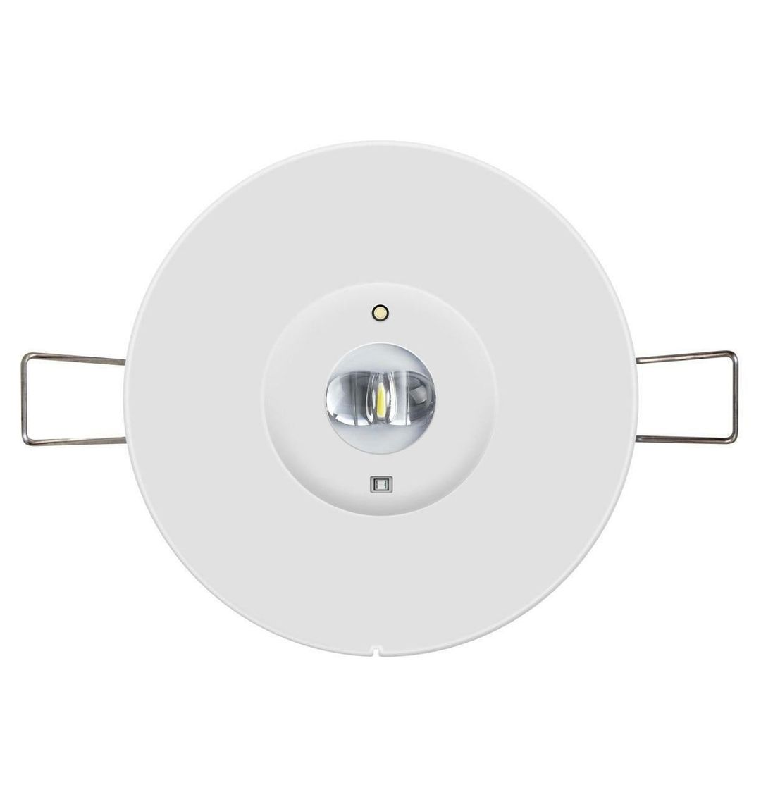 Phoebe LED Emergency Recessed Spot 1W Krios Corridor Lens Kit for use with Emergency Recessed Spot - Image 1