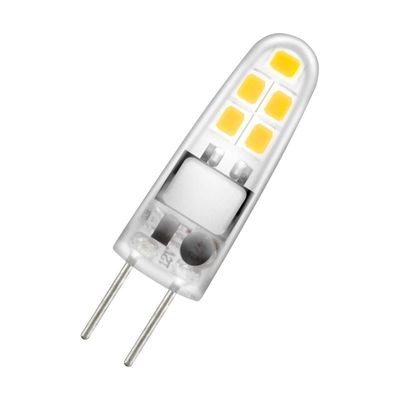 Crompton G4 Capsule LED Light Bulb 2W (18W Eqv) 12V Warm White Clear AC/DC
