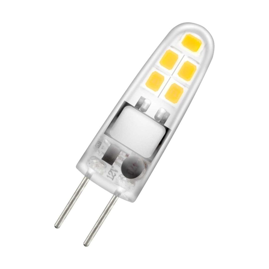 Crompton G4 Capsule LED Light Bulb 2W (18W Eqv) 12V Cool White Clear AC/DC - Image 1