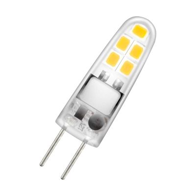 Crompton G4 Capsule LED Light Bulb 2W (18W Eqv) 12V Cool White Clear AC/DC