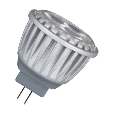 Crompton MR11 Spotlight LED Light Bulb 4W (35W Eqv) 12V Warm White Clear Halogen Replacement Small 2-Pin 36°