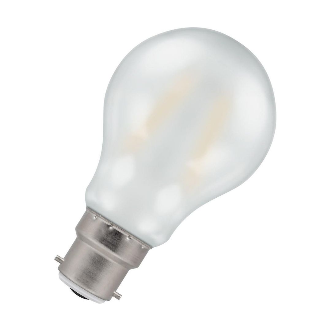 Crompton GLS LED Light Bulb B22 4.2W (40W Eqv) Warm White Pearl Filament Bayonet Frosted - Image 1