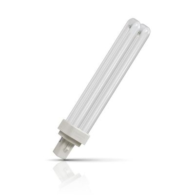 Crompton LED PLC Light Bulb Universal 2-pin 9W Direct to Mains Cool White 4000K Push Fit 2-Pin Compact-D