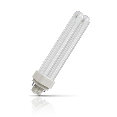 Crompton LED PLC-E Light Bulb Universal 4-Pin 6W Direct to Mains Warm White 3000K Push Fit 4-Pin