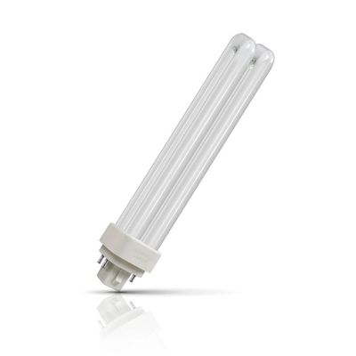 Crompton LED PLC-E Light Bulb Universal 4-Pin 9W Direct to Mains Warm White 3000K Push Fit 4-Pin