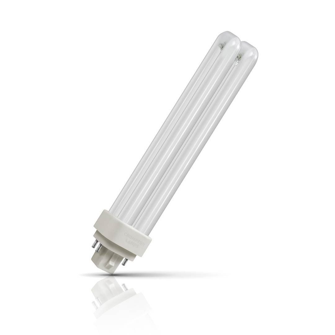 Crompton LED PLC-E Light Bulb Universal 4-Pin 9W Direct to Mains Cool White 4000K Push Fit 4-Pin - Image 1