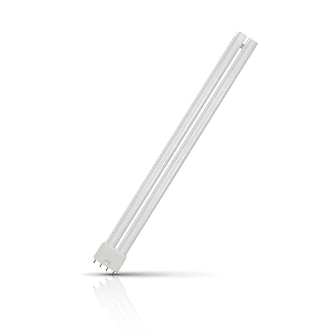 Crompton LED PLL Light Bulb 4-Pin 18W Direct to Mains Warm White 3000K Push Fit Opal - Image 1