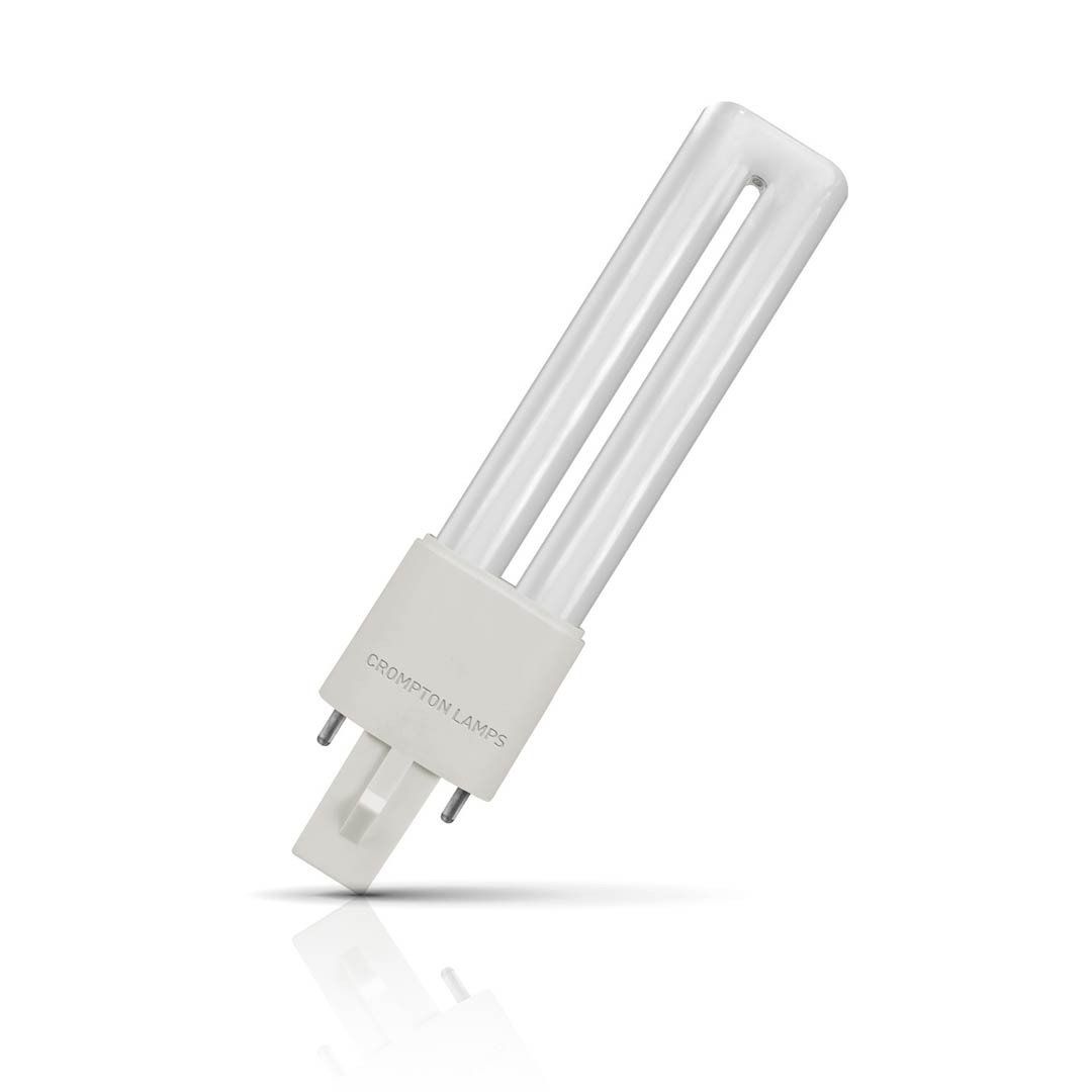 Crompton LED PLS Light Bulb 2-Pin 3W Direct to Mains Warm White 3000K Push Fit Opal - Image 1