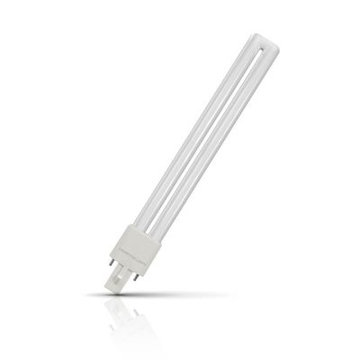 Crompton LED PLS Light Bulb 2-Pin 5W Direct to Mains Warm White 3000K Push Fit Opal