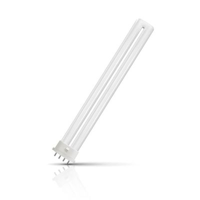 Crompton LED PLS-E Light Bulb 4-Pin 5W Direct to Mains Cool White 4000K Push Fit Opal