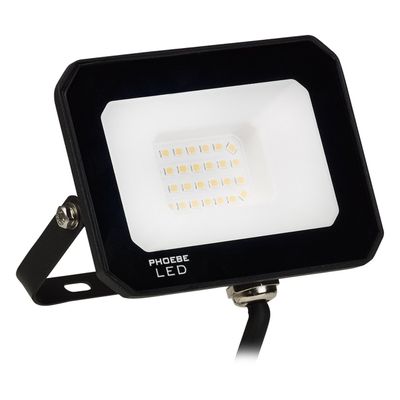 Phoebe LED Floodlight 20W Atlas-Mini Cool White IP65 Black
