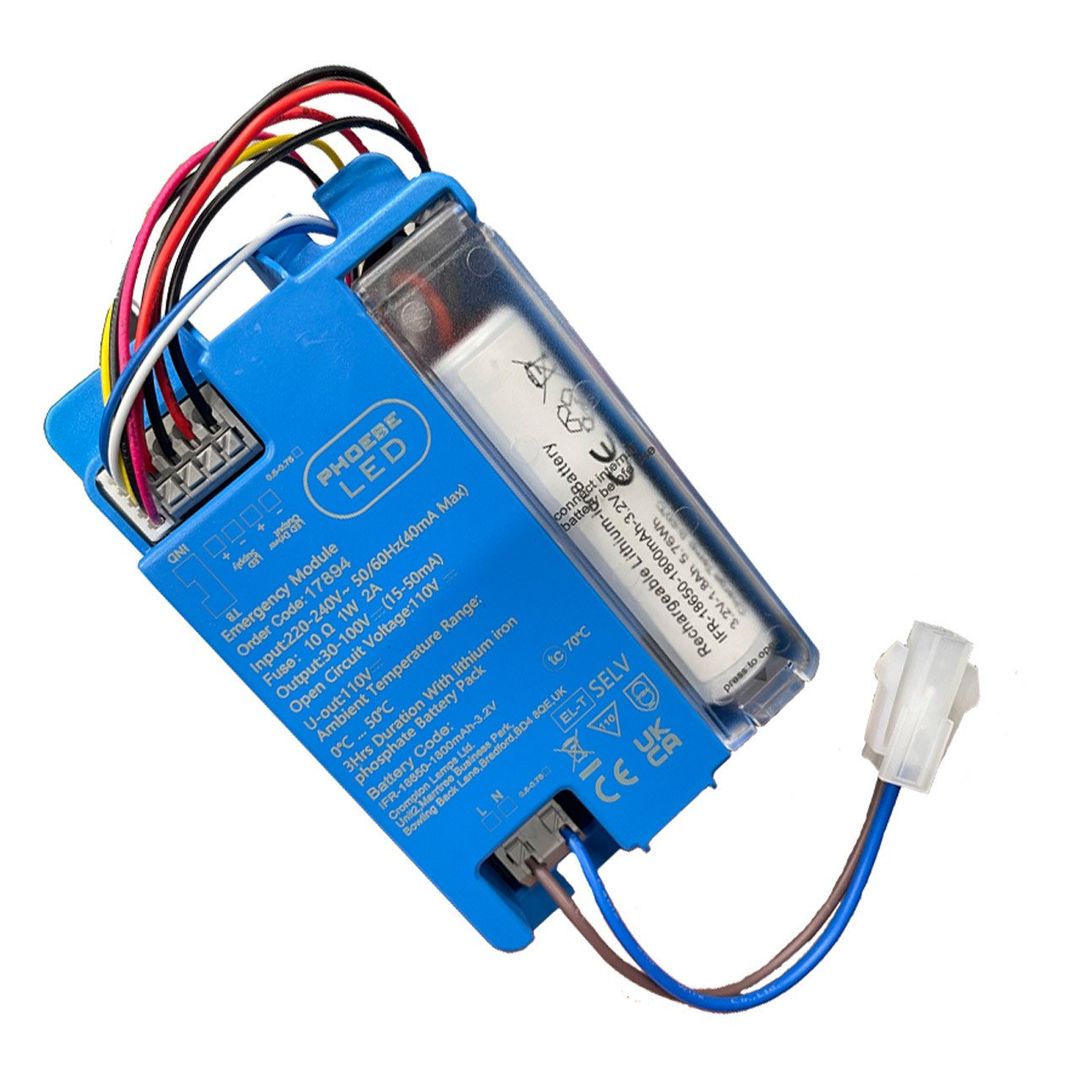 Phoebe LED 3-Hour Emergency Pack for Verona Plug and Play Bulkhead - Image 1