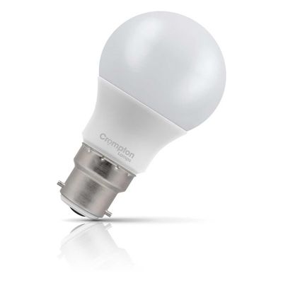 Crompton Lamps LED GLS 7W B22 Daylight Opal (60W Eqv)