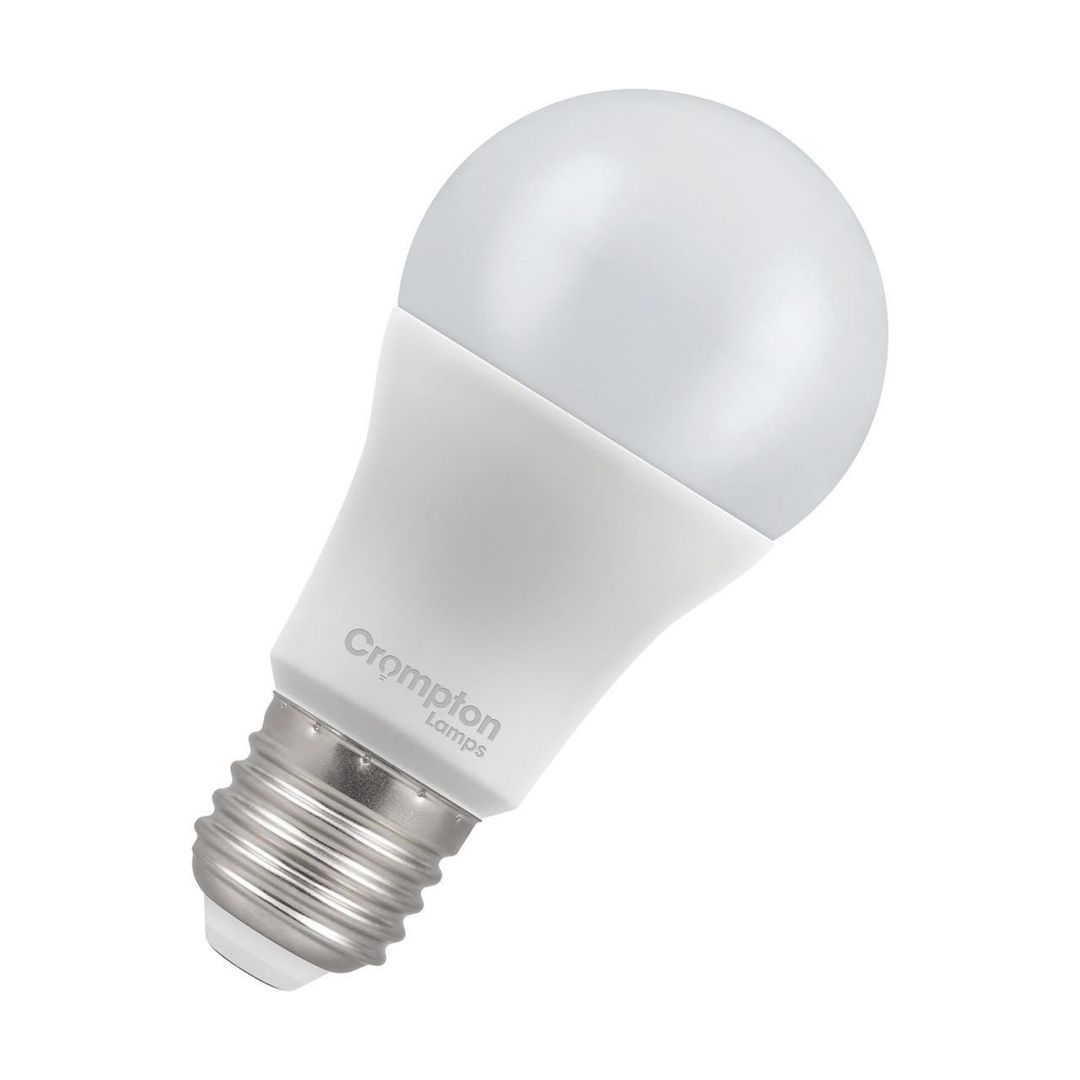 Crompton GLS LED Light Bulb E27 13W (100W Eqv) Warm White Opal Screw Thermal Plastic Frosted - Image 1
