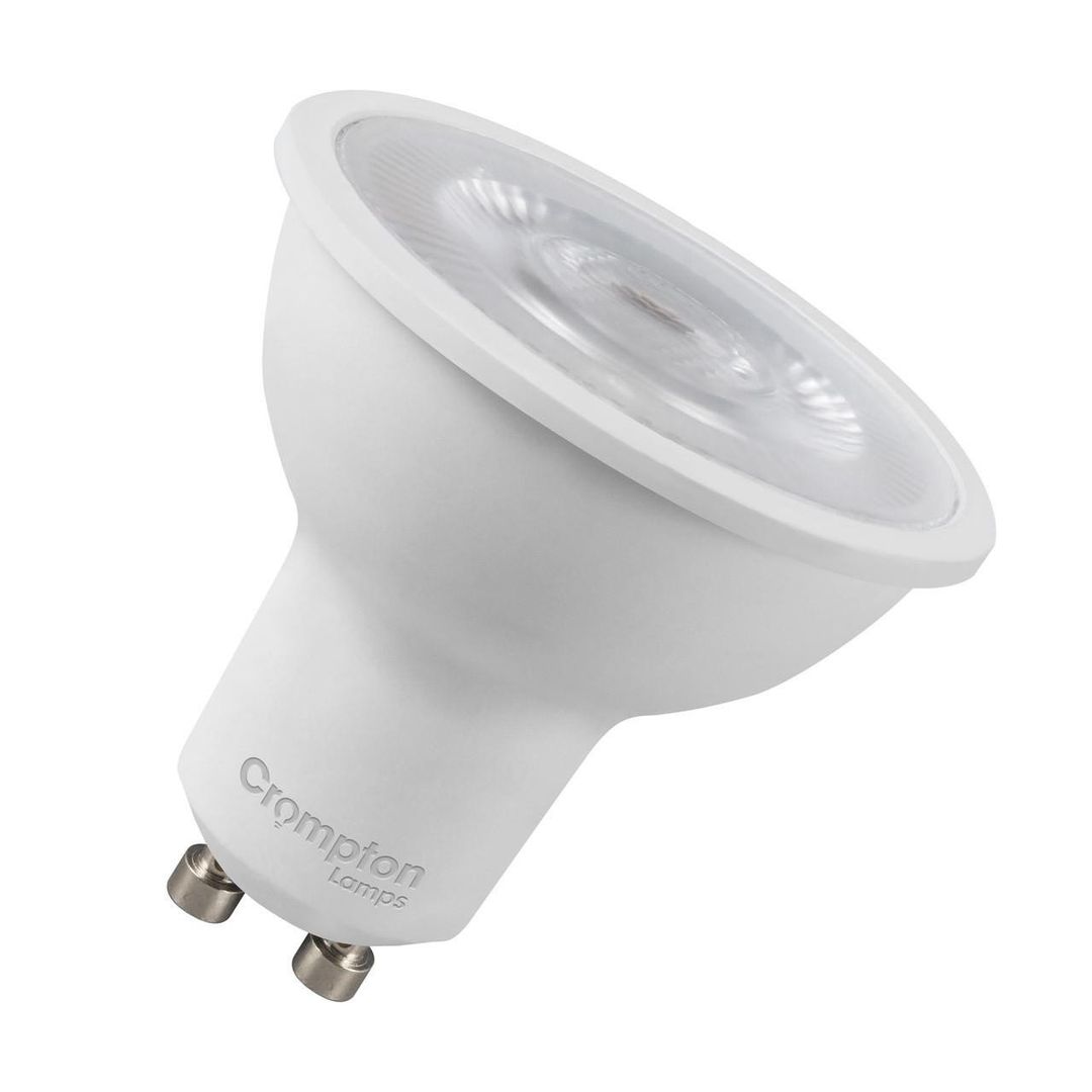 Crompton GU10 Spotlight LED Light Bulb 3.5W 4000K Cool White 50W Eqv Halogen Replacement - Image 1