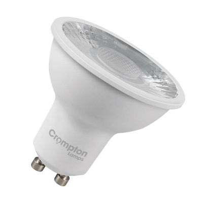 Crompton GU10 Spotlight LED Light Bulb 3.5W Dimmable 4000K Cool White 50W Eqv Halogen Replacement