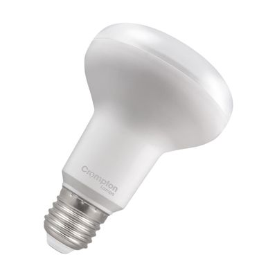 Crompton R80 Reflector LED Light Bulb E27 9.5W (100W Eqv) Warm White Opal Spotlight Screw Frosted 120°