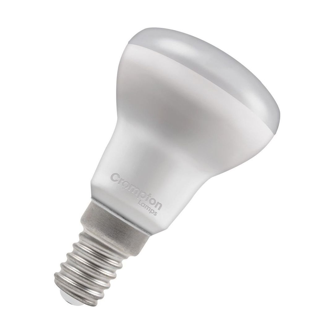 Crompton R39 Reflector LED Light Bulb E14 2.2W (40W Eqv) Cool White Opal Spotlight Small Screw Frosted 122° - Image 1